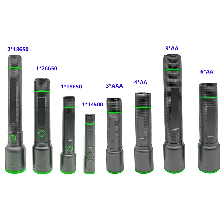 1500ルーメン充電式懐中電灯